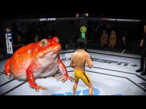 UFC4 Bruce Lee vs. Red Frog EA Sports UFC 4