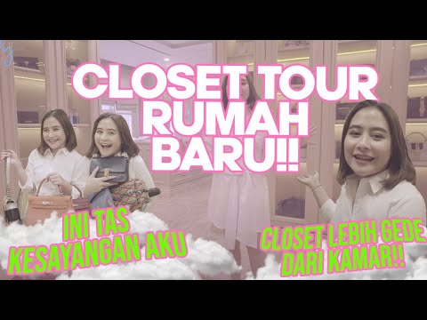 WALK IN CLOSET TOUR.. SPECIAL 2 JUTA SUBSCRIBERS | DIARY PRILLY