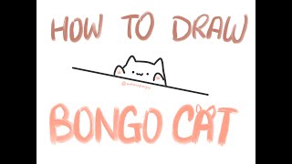 How to draw original Bongo Cat on procreate