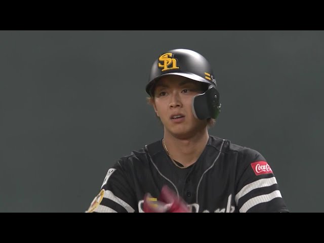 【1回表】ホークス・今宮 一二塁間を抜くライト前へのタイムリーヒット!! 2020/7/4 F-H