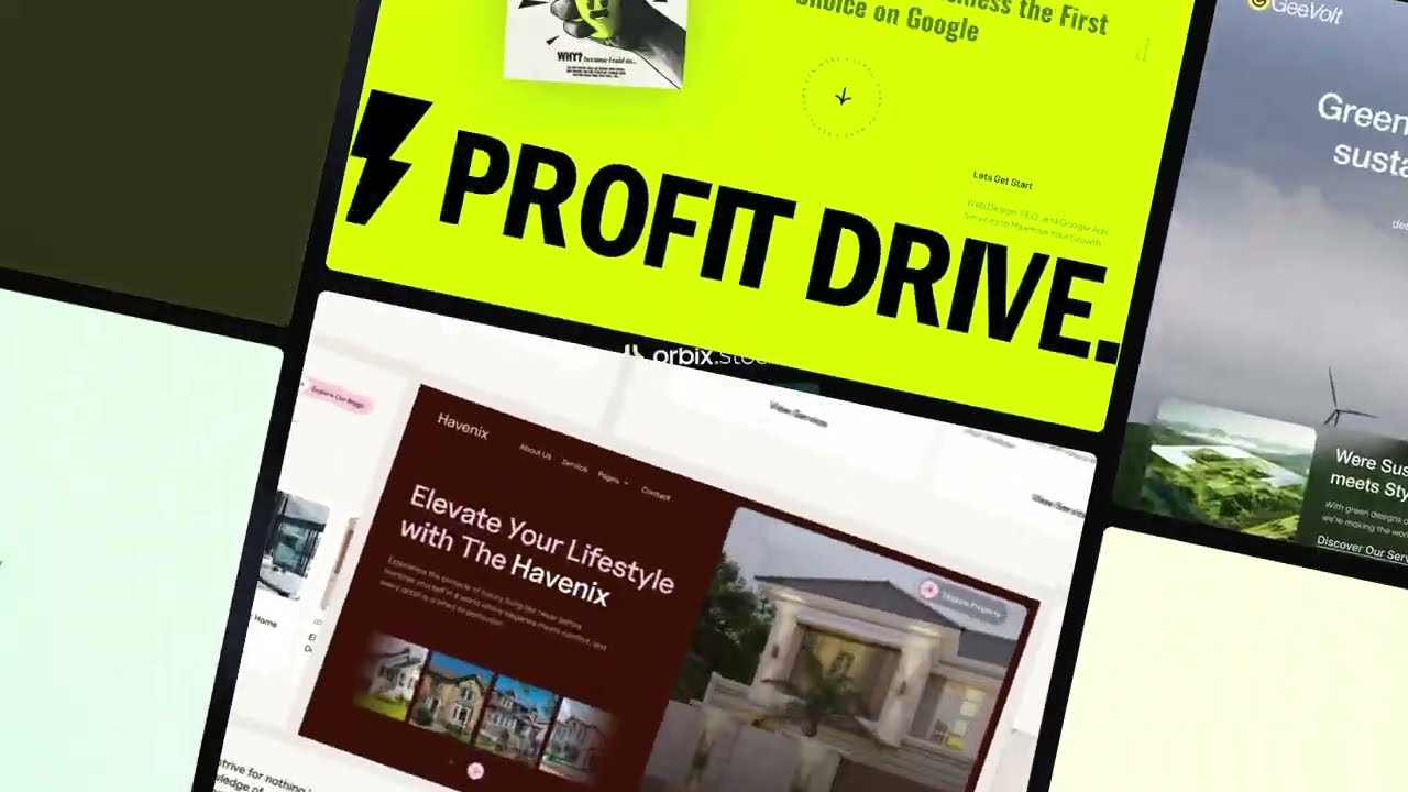 UI/UX Project Showreel | Orbix Studio