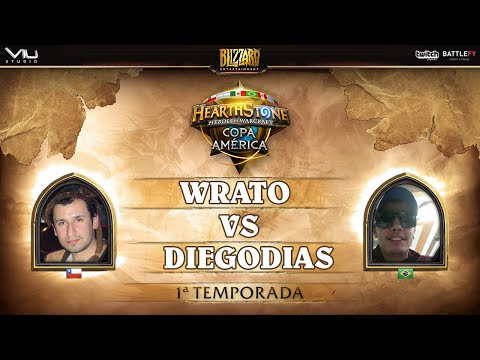 [PT-BR]Wrato x DiegoDias - J2 - Disputa de 3º Lugar - Hearthstone Copa América