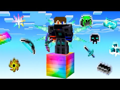 Minecraft, But It Rains AVARITIA in One Block