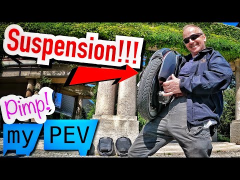 PIMP my PEV #2 - Ryszard's InMotion V10F WITH AIR-SUSPENSION !!! (BatWheel)