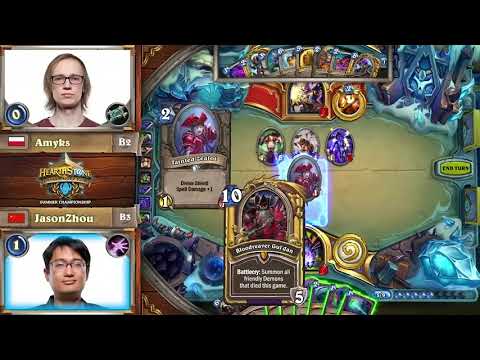 [Hearthstone]Amyks vs JasonZhou - HCT Summer Championship Group B