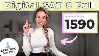 Bluebook SAT Test 8 Full Walkthrough (With Harder 2nd Modules)