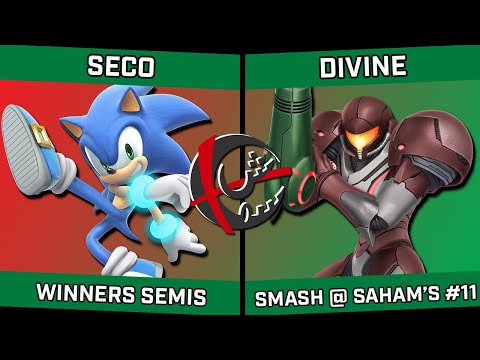 Seco (Sonic) vs Divine (Samus) - Smash @ Saham's #11