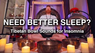Sleep Better with Tibetan Bowl Sounds for Insomnia | Music for Amazing Sleep