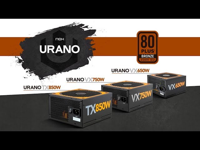 Nox Urano VX 750W 80+ Bronzo 140MM PWM video