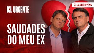 ICL URGENTE  - 23/01/26 - APÓS DAR CANO EM BOLSONARO, TARCÍSIO VOLTA ATRÁS E FALA EM APOIO A FLÁVIO