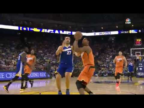 Marquese Chriss High Flying Dunk   Suns vs Warriors   November 13, 2016   2016 17 NBA Season
