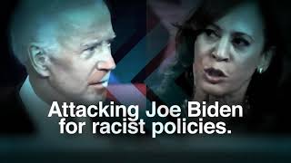 WATCH: Trump drops &quot;Phony&quot; anti-Kamala Harris ad minutes after her selection as Joe Biden VP choice