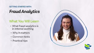 Getting Started With: Fraud Analytics