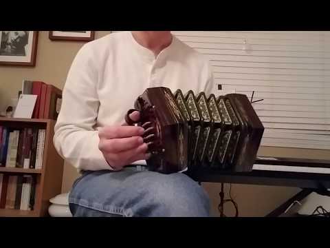 Lachenal English Concertina ca. 1903 - Playing Larry Unger's "Judy & Jim's Wedding"
