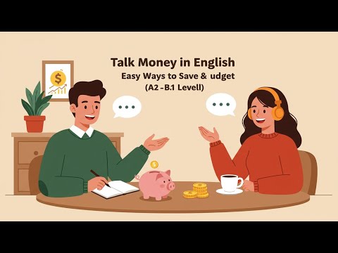👉 Talk Money in English  Easy Ways to Save & Budget (A2–B1 English Listening Practice)