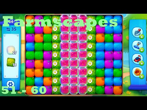 Farmscapes Level 51 - 60 HD Gameplay Walkthrough |  3 - match game | android | ios | pc | app