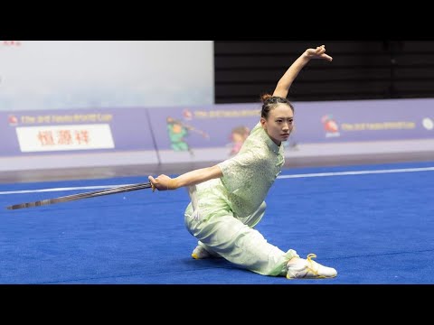 Yang Yao 🇨🇳🥇9.796 score Jianshu (Women) 3rd Taolu Wushu World Cup 2024, Japan