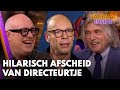 Johan, Wilfred en René nemen op hilarische wijze afscheid van Directeurtje | VANDAAG INSIDE