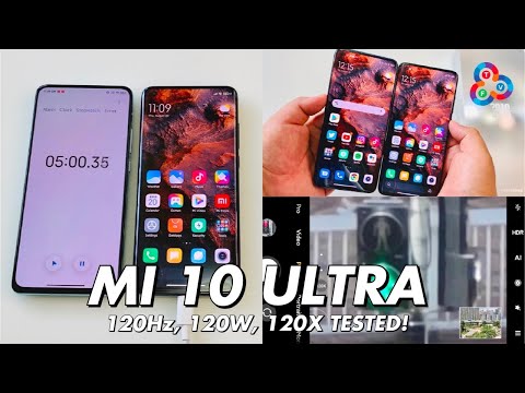 Mi 10 Ultra Initial Review - 120Hz, 120W Charge & 120X ZOOM TESTED!