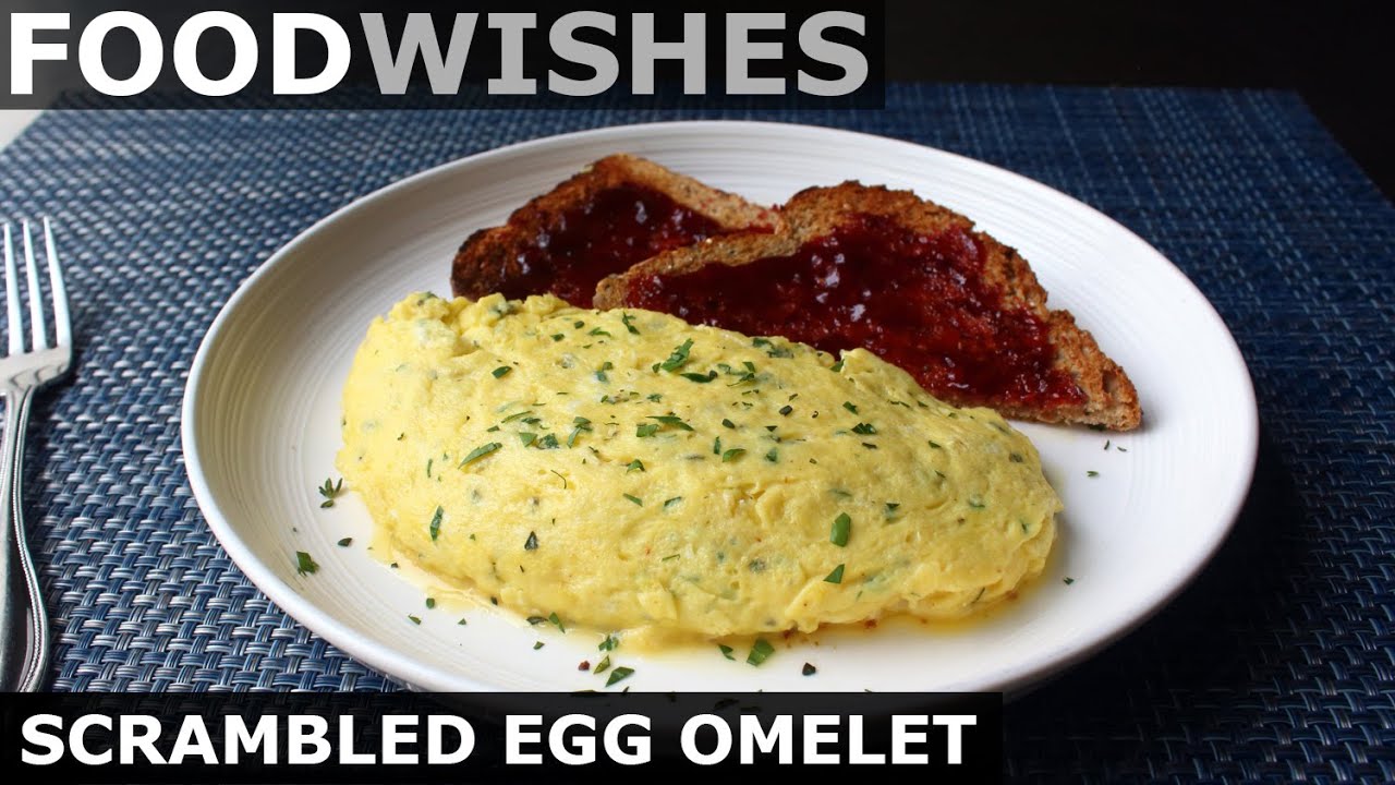 Scrambled Egg Omelet - Food Wishes