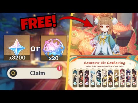 THIS IS HOW TO CLAIM 3200 FREE PRIMOGEMS IN 6.3 LANTERN RITE: Banners, New Characters, Skins & More!