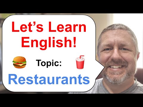 Vamos aprender inglês! Tópico: Restaurantes! 🍔