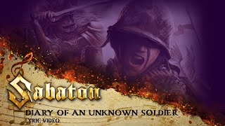 SABATON - Diary Of An Unknown Soldier (Official Lyric Video)