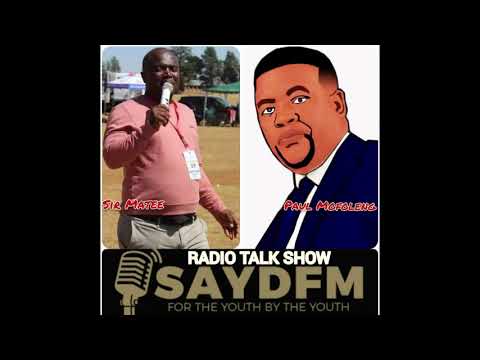 Paul Mofoleng with Sir Matee[Ntat'a Sabilone] on SAYDFM