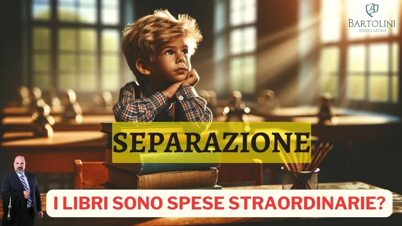 Separazione: I Libri sono spese straordinarie?