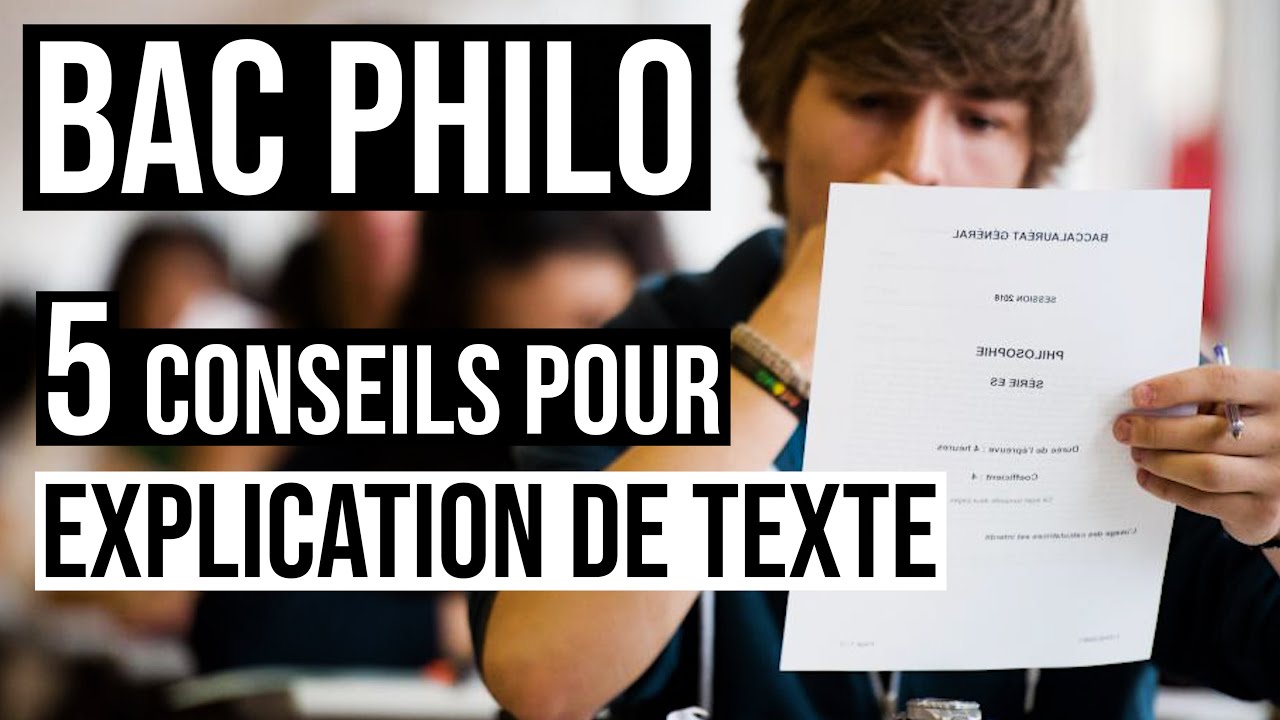 BAC PHILO | 5 conseils pour ne pas rater son EXPLICATION DE TEXTE