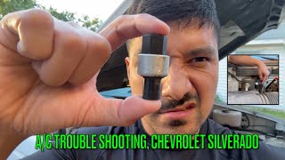 A/C Trouble Shooting and Low Pressure Switch Replacement, Chevrolet Silverado