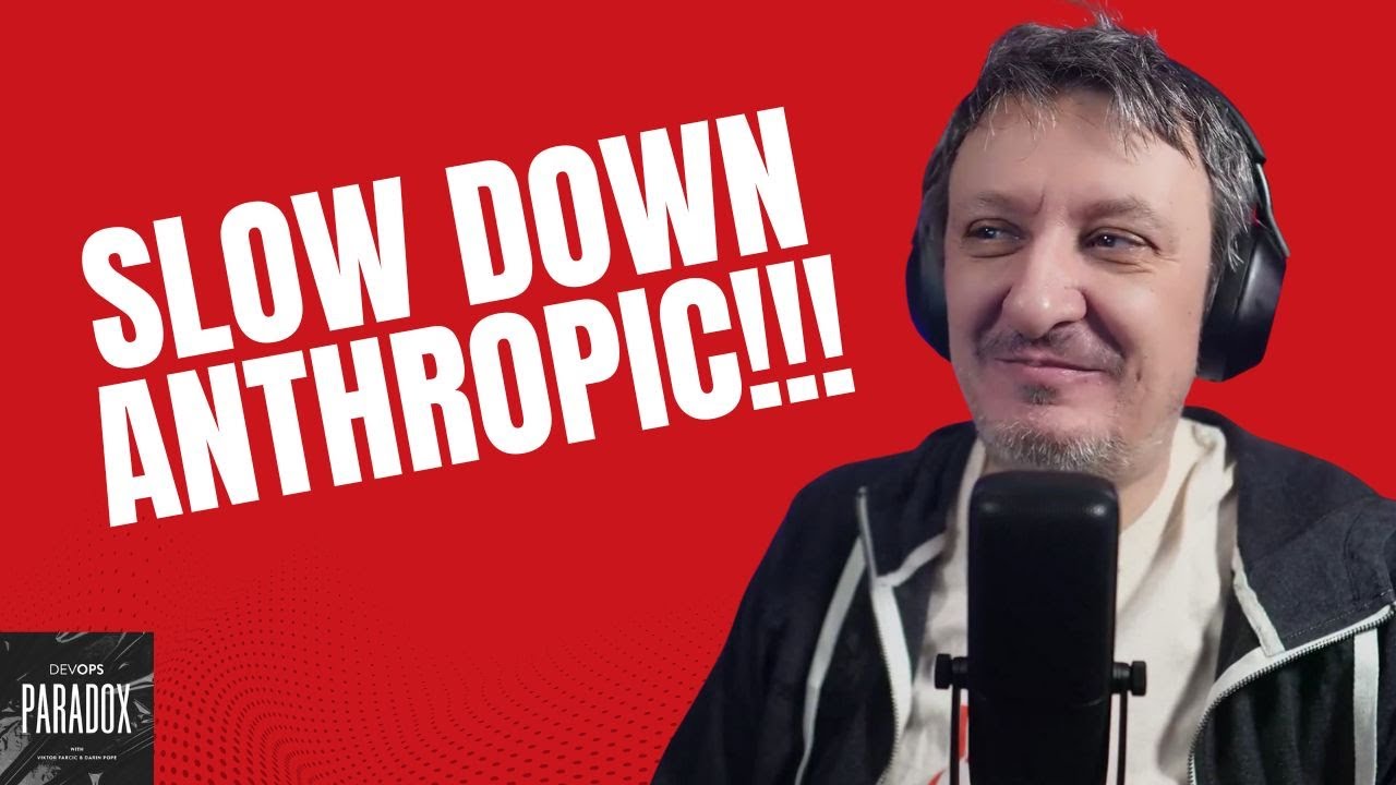 Anthropic Needs to Slow Down - Claude Code Is Moving Too Fast