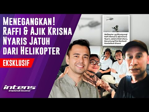 Raffi & Ajik Krisna Nyaris Jatuh Dari Helikopter | Intens Investigasi | Eps 6229