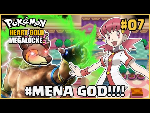 Pokemon HEART GOLD Megalocke #07 -  MENA GOD VS BLANCA!!!!