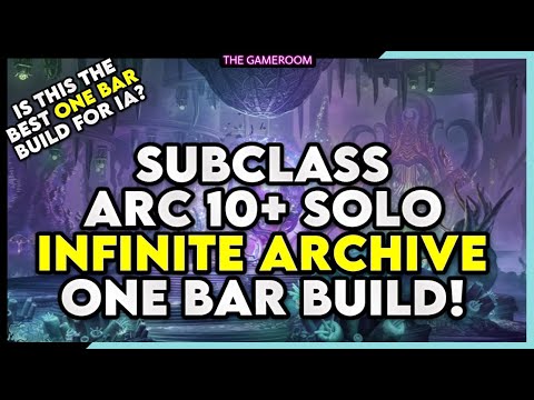 ⚔️CRAZY STRONG ONE BAR SUBCLASS IA BUILD - ESO!
