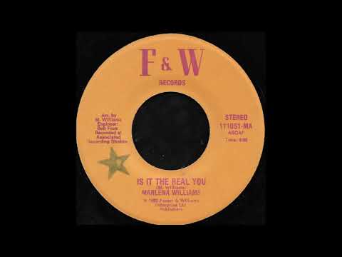 Marlena Williams - Is It The Real You (F&W Records)
