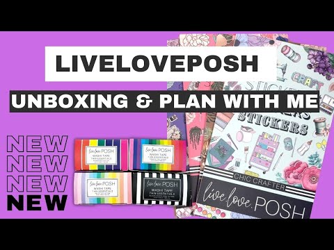 Unboxing & Big Plan With Me | HUGE LiveLovePosh Release!