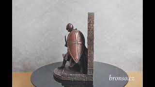 Středověký rytíř – zarážka na knihy, templářský válečník, Veronese WU76973A4