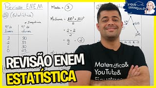 Reviso de Matemtica para o ENEM: Questo 21 - Estatstica (Mdia, moda e mediana)