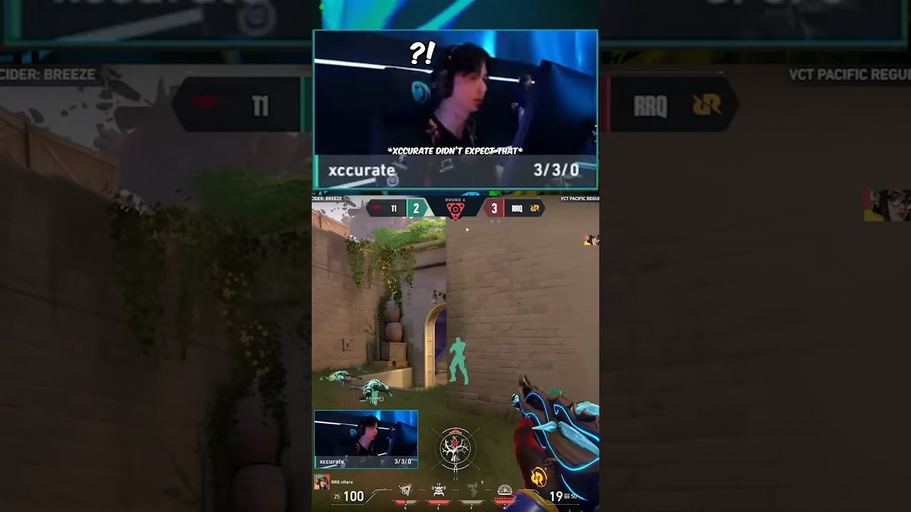 Xfferro's deadly lurk resulted in 4K against T1 #rrqvalorant