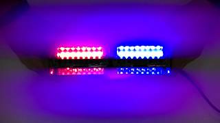 PREDATOR LED vnitřní, 16x LED 1W, 12V, modro-červený