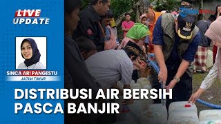 Sempat Minum Air Hujan, Kini 90 KK di Babatan Tlogosari Dapat Bantuan Air Bersih dari BPBD dan PDAM