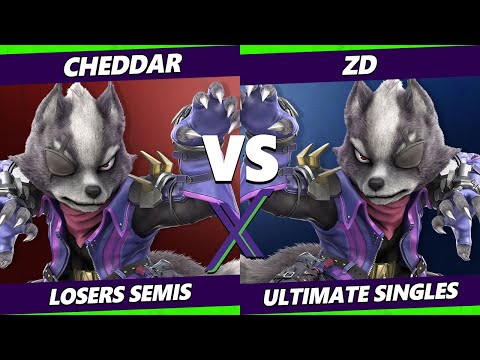 S@X 474 Losers Semis - Cheddar (Wolf) Vs. ZD (Wolf) Smash Ultimate - SSBU