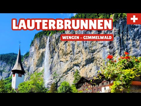 LAUTERBRUNNEN Valley Switzerland - Hiking Wengen to Gimmelwald