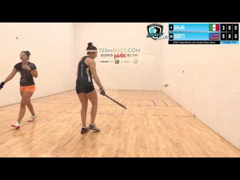 TeamRoot.com Super Max Slam Pro Singles 16s - Salas vs Scott