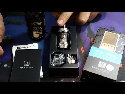 Part of a video titled Vaporesso NRG Tank Quick Setup - YouTube