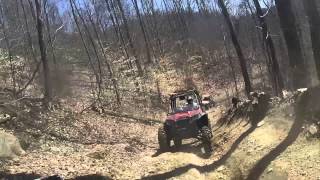 preview picture of video 'RZR Chase. 4/5/14 Crumpler WV. Outlaw Trails'