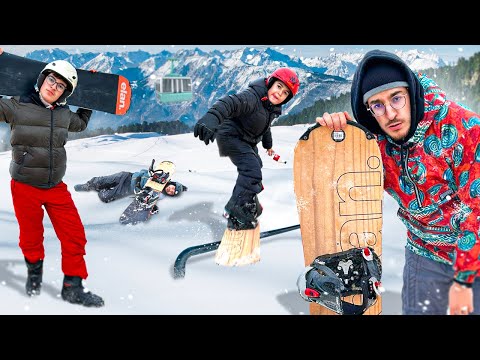 ON FAIT DU SNOWBOARD POUR LA PREMIÈRE FOIS DE NOTRE VIE ! Nadim est monstrueux wesh..