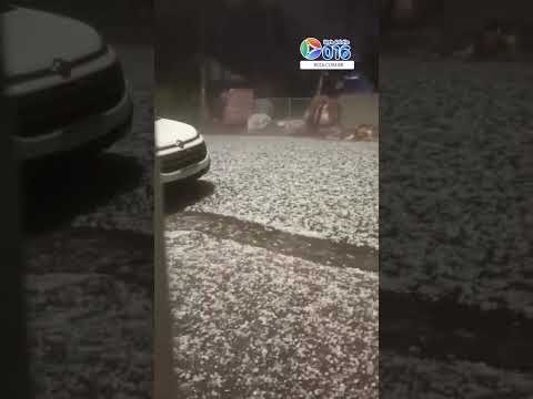 Granizo Gigante em Santa Bárbara (RS)