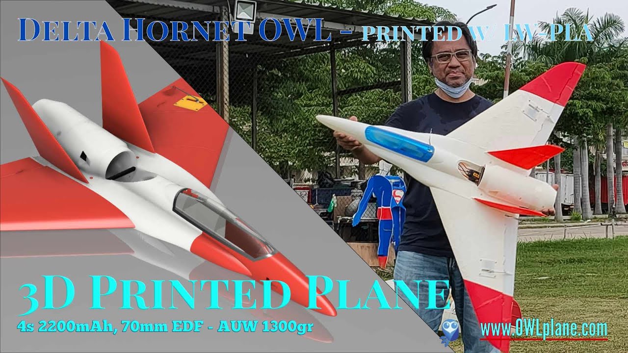Delta Hornet OWL - Designed for PLA but Printed w/ LW-PLA